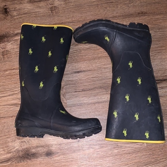 Polo Ralph Lauren rubber rain boots size - 7 - Picture 5 of 7